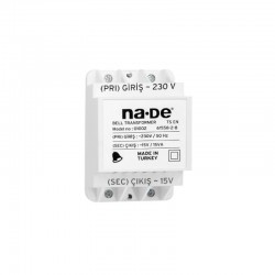 NA-DE 15V / 15VA ZİL TRASFORMATÖRÜ NA-DE 15V / 15VA ZİL TRASFORMATÖRÜ